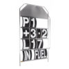B G Racing Large white pit board numbers 1 1000x1000
