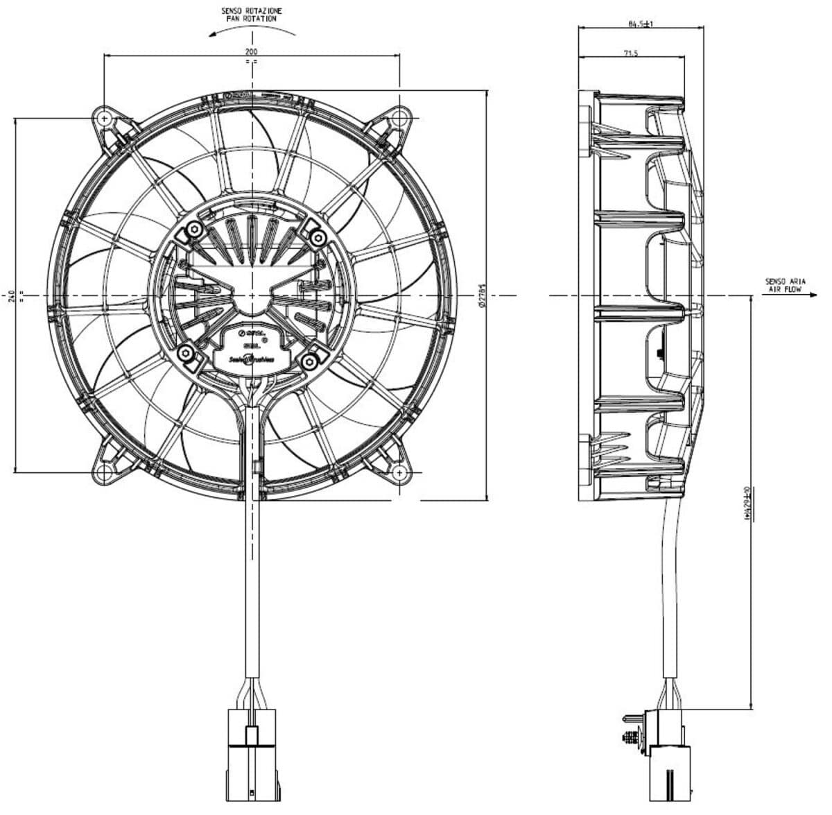 Spal Axial Fan 12 V, Motorsport Parts Specialist Worldwide!